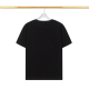 Summer New Unisex Fashion Tiger Head Logo Embroidery Cotton T-shirt Black T2037#202360