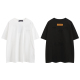 Summer New Men's Simple Hundred With Embroidery Loose Cotton T-shirt 8036 # 202368