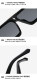 Evidence Metal Texture Gradient Color Large Lenses Fashionable Versatile Glasses 2592