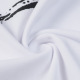 Summer New Men's Simple Versatile Printed Cotton Short-sleeved T-shirt White 2526#202460