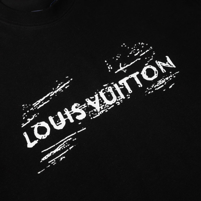 Louis Vuitton Summer New Men's Simple Versatile Printed Cotton Short ...