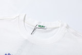 Summer New Unisex Fashion Tiger Head Logo Embroidery Cotton T-shirt White T2056#202360