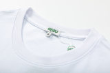 Summer New Unisex Fashion Tiger Logo Embroidery Loose Cotton Short-sleeved T-shirt White 12008#202363