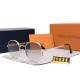 MNG Blaze Pilot Metal Texture Gold Frame Gradient Circular Lenses Fashionable Light-luxury Glasses 29634
