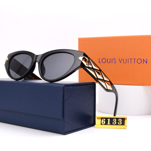 Malletage Golden Three-dimensional Pattern Decoration Gradient Color Lenses Fashionable Light-luxury Glasses 6133