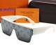 Waimea Integrated Solid Color Large Lenses Minimalist Fashionable Versatile Glasses Z1583