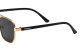 Minimalist Retro Black Tone Lense Frame Solid Color Lens Fashion Glasses 58