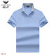 Summer Men's Adult Simple Solid Color Cotton Short Sleeve Polo Shirt 8547