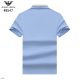 Summer Men's Adult Simple Solid Color Cotton Short Sleeve Polo Shirt 8547