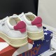 Medalist Low Sneakers White Rose Red