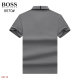 Men's Adult Simple Solid Color Cotton Short Sleeve Polo Shirt 8570