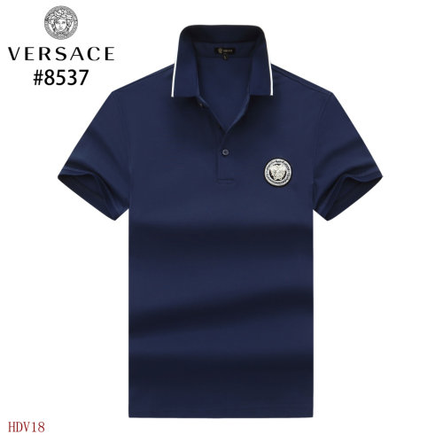 Men's Adult Simple Versatile Cotton Short Sleeve Polo Shirt 8537