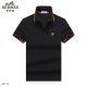Men's Adult Simple Solid Color Cotton Short Sleeve Polo Shirt 8583