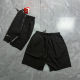 Men's Fashion Zipper Pocket Printed Quick Dry Shorts Black XM-892910