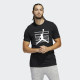 Men's Adult Fashion Print Cotton Casual Short Sleeve T-Shirt Black FN-0689