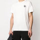 Men's Adult Simple Versatile Cotton Loose Casual Short Sleeve T-Shirt White X-76010