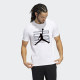 Men's Adult Fashion Print Cotton Casual Short Sleeve T-Shirt White FN-0689