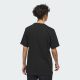 Summer Adult Men's Simple Printed Cotton Short Sleeve T-Shirt Black LY-55643