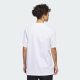 Summer Adult Men's Simple Printed Cotton Short Sleeve T-Shirt White LY-55643