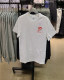 Summer Men's Adult Simple Printed Casual Short Sleeve T-Shirt White DR-8067