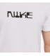 Summer Men's Adult Simple Printed Casual Short Sleeve T-Shirt White FJ-1517