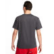Summer Men's Adult Fashion Printed Casual Short Sleeve T-Shirt Black DR-8007