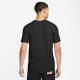 Summer Men's Adult Simple Printed Casual Short Sleeve T-Shirt Black FW-5557
