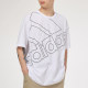 Summer Men's Adult Simple Printed Cotton Casual Short Sleeve T-Shirt White GK-9422