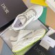 Adult Men's B22 Casual Sneaker White Silver Fluo Green