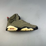 Adult Air Jordan 6 Retro Medium Olive Basketball Shoes CN1084-200