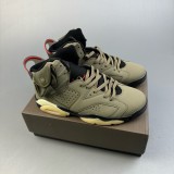 Adult Air Jordan 6 Retro Medium Olive Basketball Shoes CN1084-200