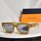 1:1 Millionaires Thick Gold Logo Decoration Gradient Lenses Fashionable Versatile Glasses 96008