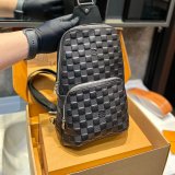 Avenue Sling Bag Men's Original Genuine leather Damier Infini Astral