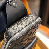 Avenue Sling Bag Men's Original Genuine leather Damier Infini Astral