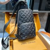 Avenue Sling Bag Men's Original Genuine leather Damier Infini Astral