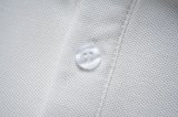 Summer Men's Fashion Embroidery Logo Printing Cotton Casual Short Sleeve Polo Shirt White P93