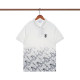 Summer Men's Fashion Embroidery Logo Printing Cotton Casual Short Sleeve Polo Shirt White P93