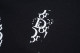 Summer Men's Fashion Embroidered Logo Jacquard Casual Short Sleeve Polo Shirt Black P102
