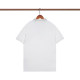 Summer Men's Simple Embroidered Logo Casual Short Sleeve Polo Shirt White P97