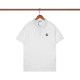 Summer Men's Simple Versatile Casual Short Sleeve Polo Shirt White P109