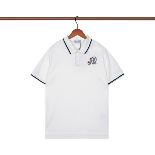 Summer Men's Simple Versatile Casual Short Sleeve Polo Shirt White P110