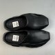 MMW 005 Perforated Slide Enginery Style Anti Slip Tank Slippers Black DH1258