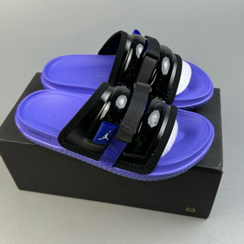 Super Play Anti slip Wear-resistant Lightweight Sports Sandals Purple DM1683