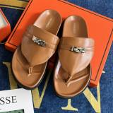 Retro Light-luxury Comfortable Leather Surface Breathable Wear-resistant Fashion Sandals