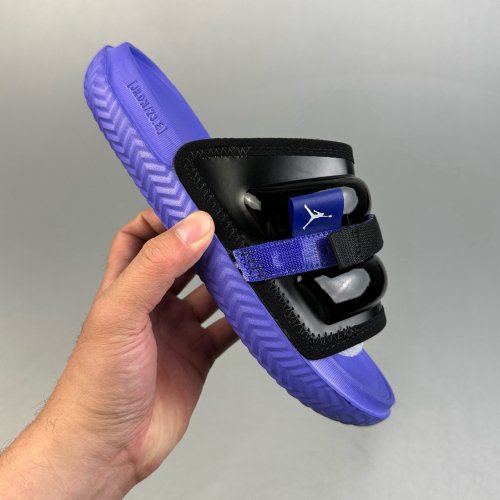 Super Play Anti slip Wear-resistant Lightweight Sports Sandals Purple DM1683