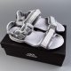 Terrex Summer Men's Velcro Comfortable Breathable Sports Casual Sandals Silvery GZ9208