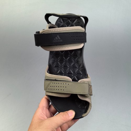 Terrex Summer Men's Velcro Comfortable Breathable Sports Casual Sandals Green