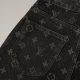 2024 Fall New Classic Full Print Series Jeans Washed Black
