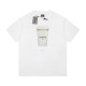 Summer Adult Fashion Printed Cotton Casual Short Sleeve T Shirt White