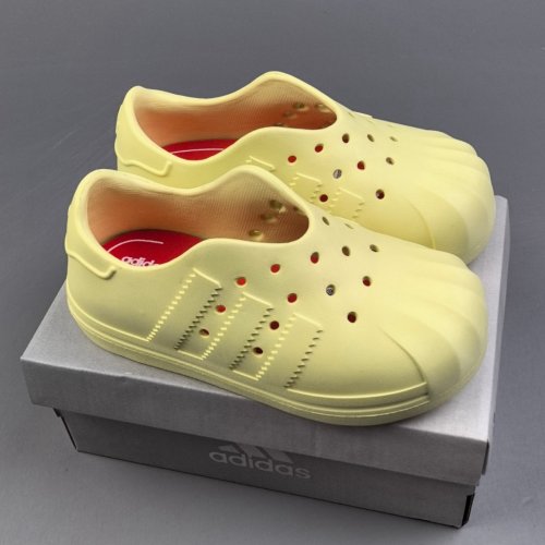 Original AdiFOM Superstar Children's Sports Toe Sandals Yellow